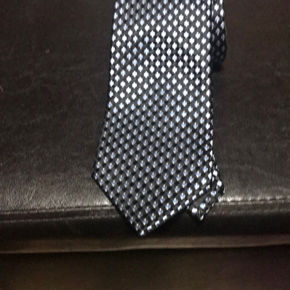 MICHAEL KORS men’s blue patterned tie